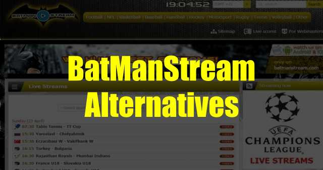 Batmanstream Alternatives