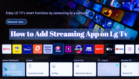 How to Add Streaming App on Lg Tv