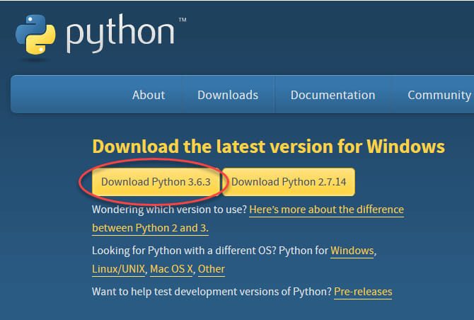 Install Python