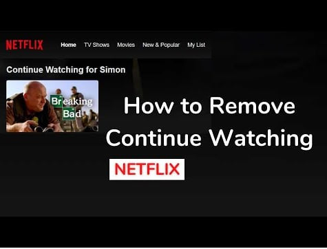Remove Continue Watching From Netflix