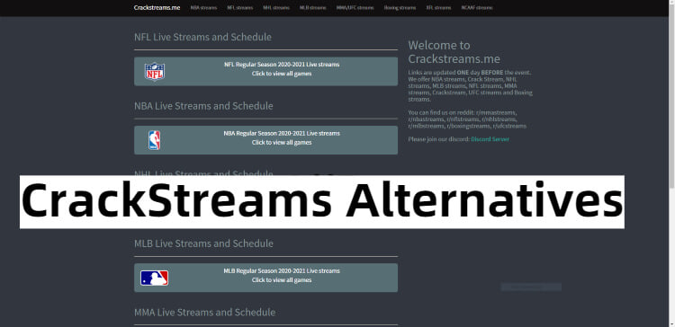 crackstreams alternatives