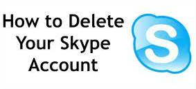 Delete Skype Chat or Account 